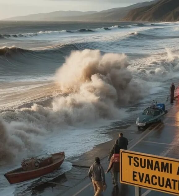 tsunami northern California