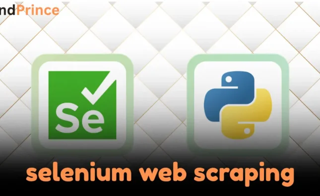 selenium web scraping python
