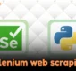 selenium web scraping python